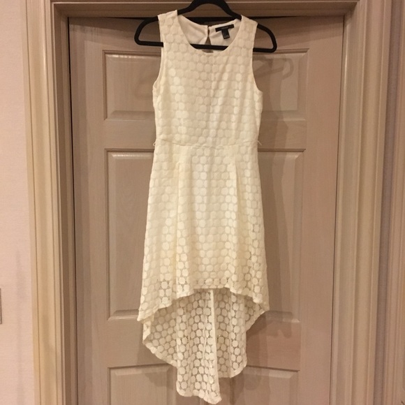 Forever 21 White High Low Dress - Picture 1 of 4
